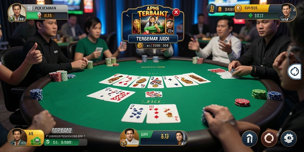 Tangkapan layar gameplay API36 dengan suasana poker seru.