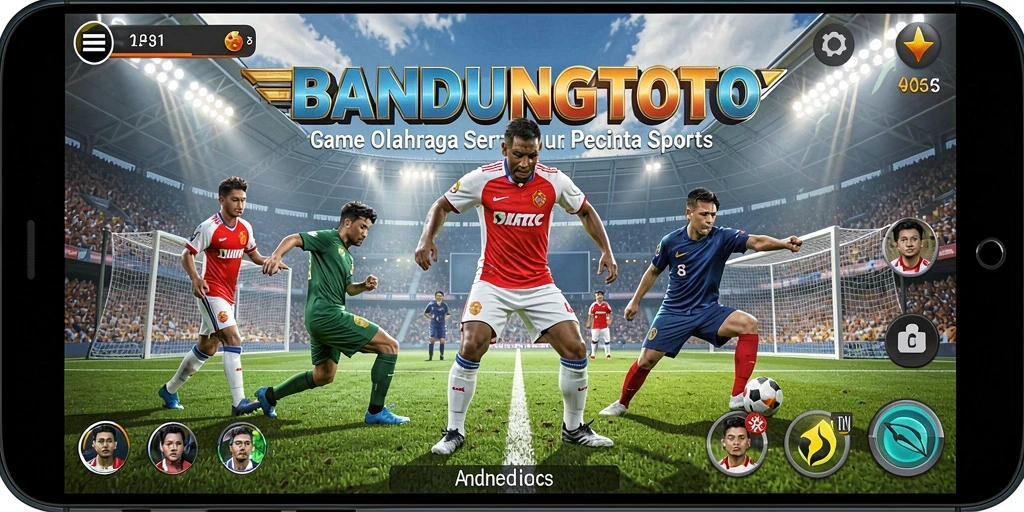 Tampilan gameplay menarik dalam BANDUNGTOTO dengan aksi olahraga seru.