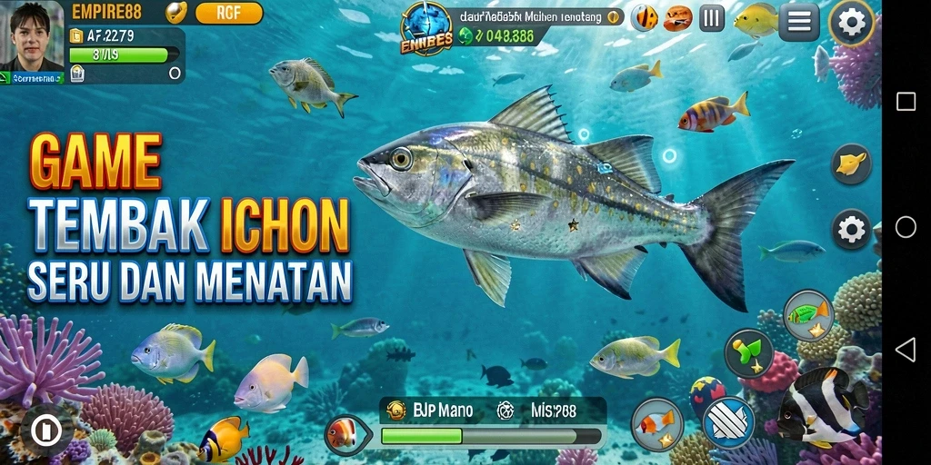 Gameplay seru Tembak Ikan di EMPIRE88.