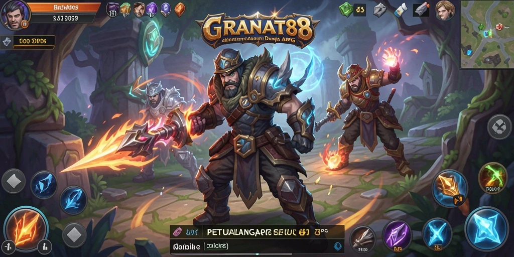 Screenshot gameplay menunjukkan aksi mendebarkan dalam <strong>GRANAT88</strong> dengan tampilan grafis yang menawan.