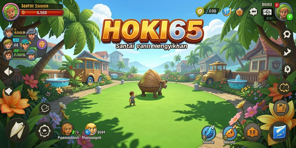 Tampilan gameplay HOKI65 yang mengasyikkan dan penuh warna.