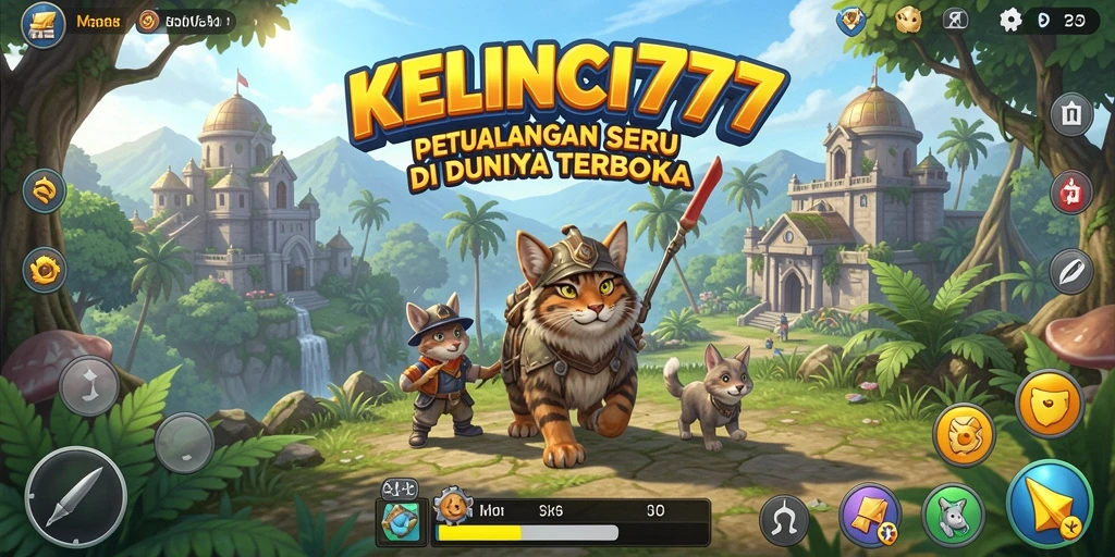 Screenshot gameplay menunjukkan dunia terbuka yang luas dan indah.