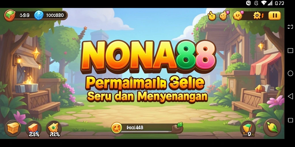 Tampilan gameplay NONA88 yang penuh warna dan menarik.