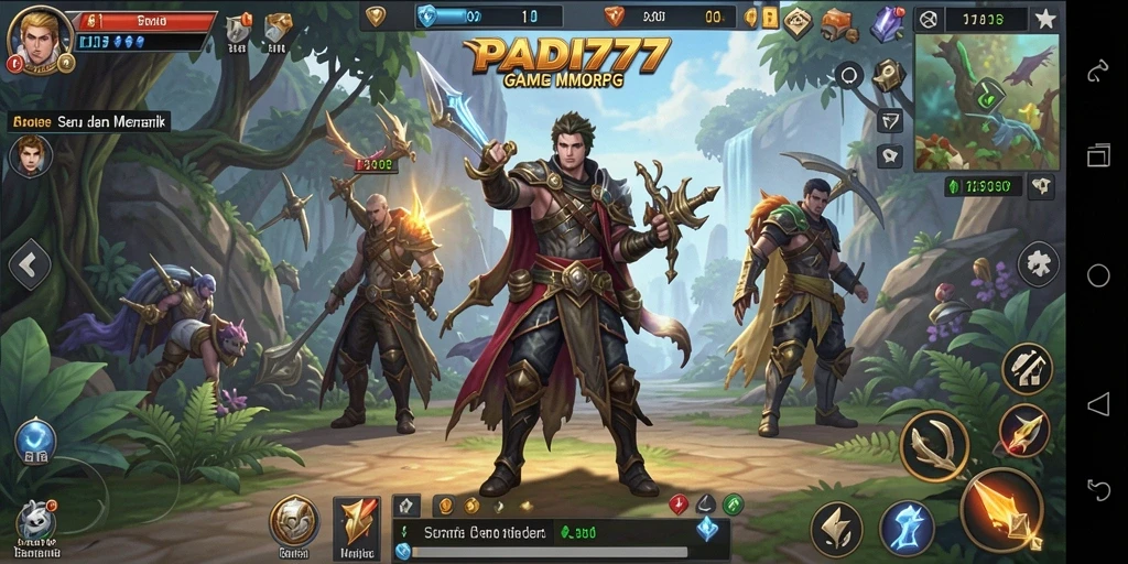 Tampilan gameplay seru dan interaktif di PADI777.