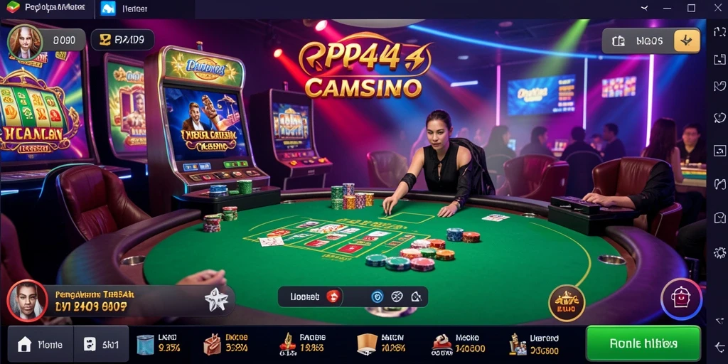 Gameplay Live Casino yang mendebarkan dan interaktif di PP444.