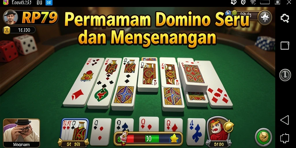 Tampilan menarik dari gameplay Domino RP79.