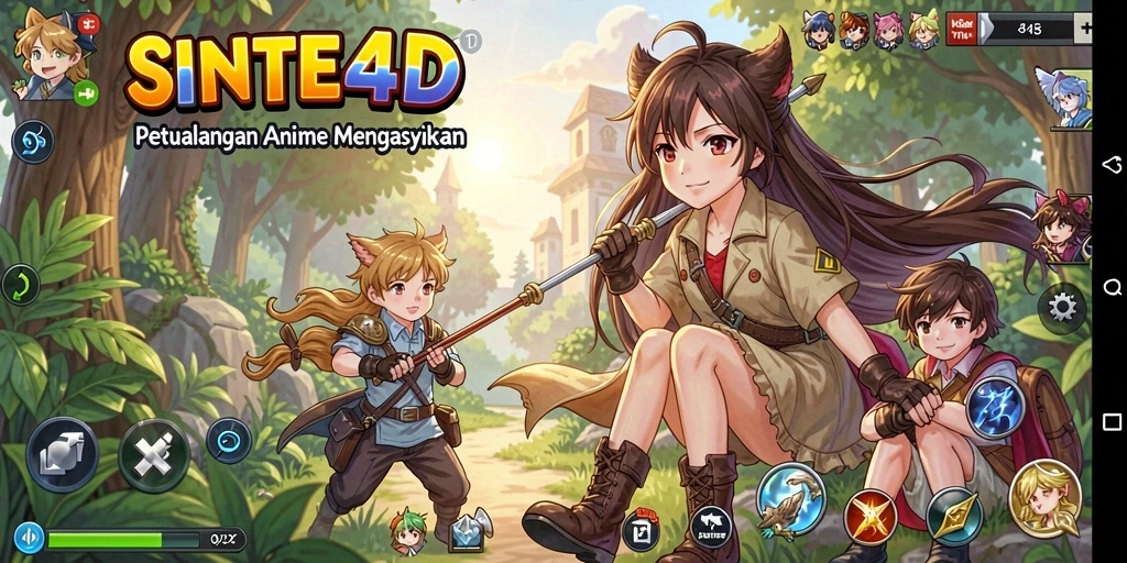 Gameplay SINTE4D yang penuh warna dan menarik