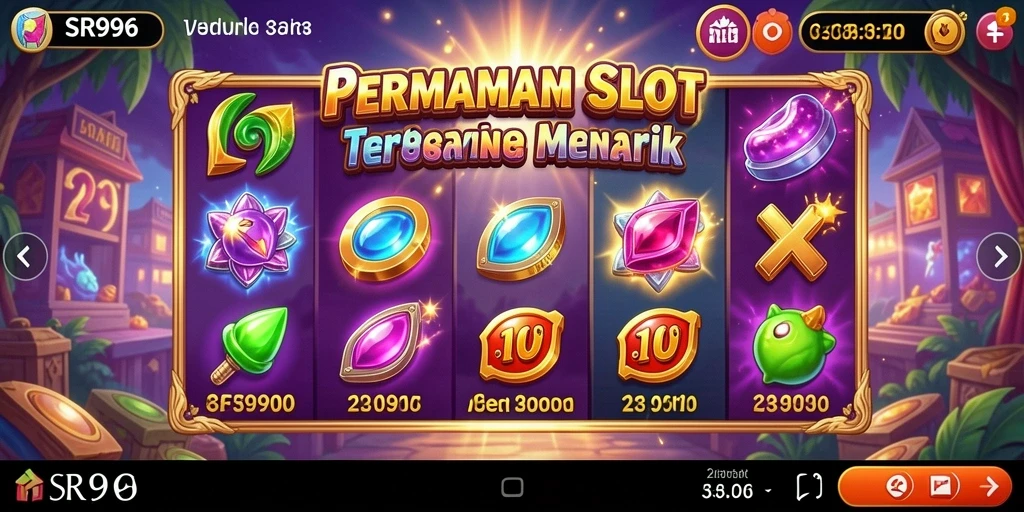 Tampilan gameplay SR996 yang memukau dengan tema Slot menarik.