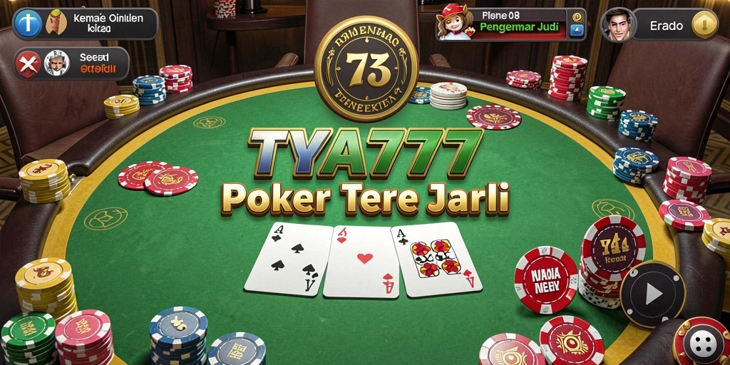 Screenshot TYA777 menampilkan pemain berkompetisi dalam permainan Poker yang mendebarkan.