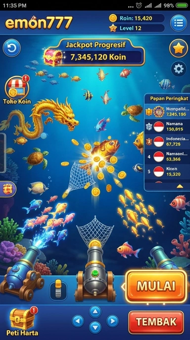 Tampilan utama emon777 yang menarik dan mudah dinavigasi.